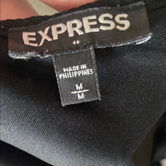 Black Slip Dress with Embroidered Detail - Picture 6 of 7